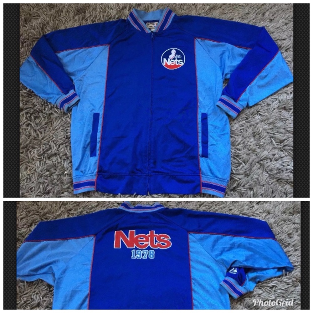 1978 HARDWOOD CLASSICS NJ NETS NBA track Jacket